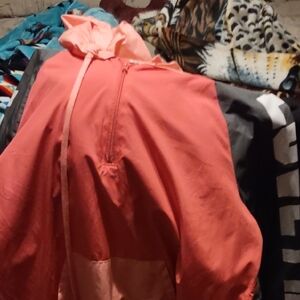 PINK Victoria's Secret Coral Hooded Jacket